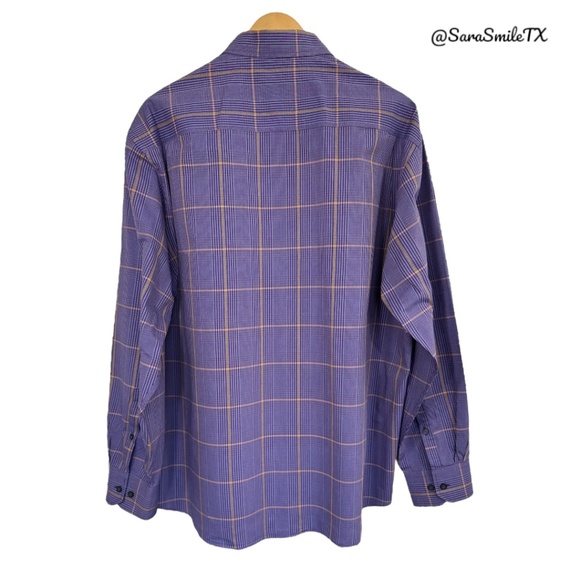 ALAN FLUSSER Colorful Plaid Long Sleeve Button Down Shirt - Picture 4 of 12